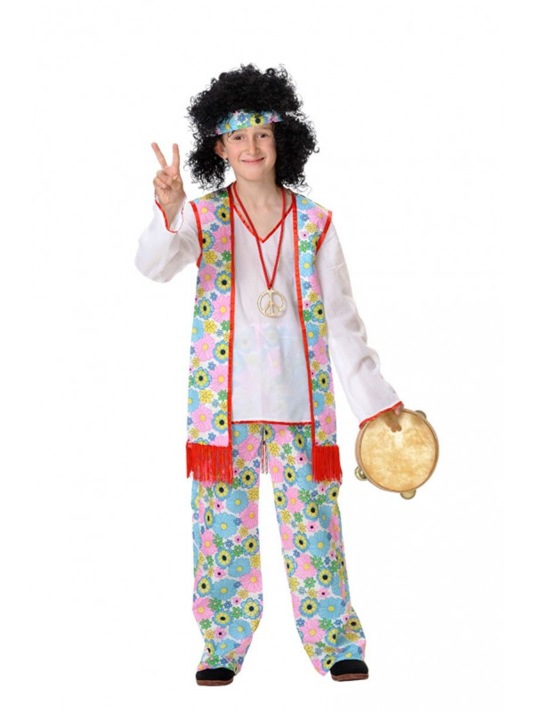 Disfraz hippie niño