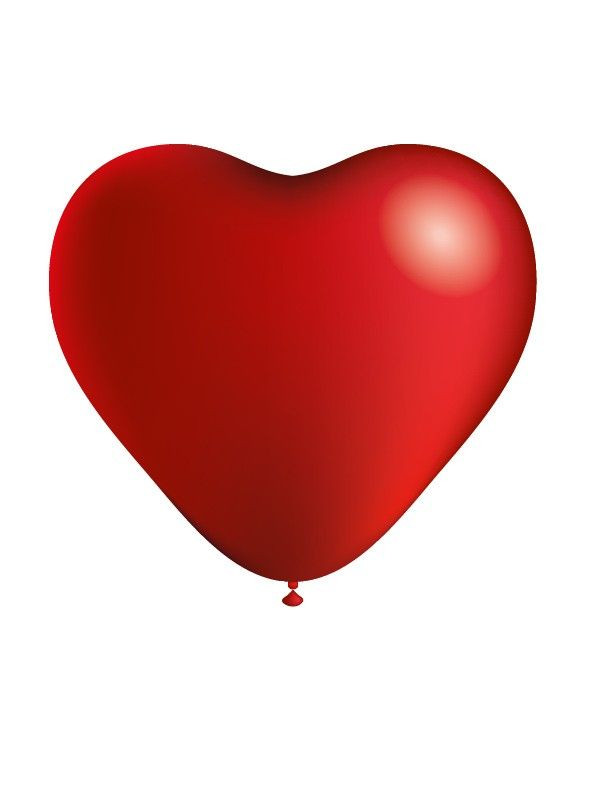 Globos con forma de corazon