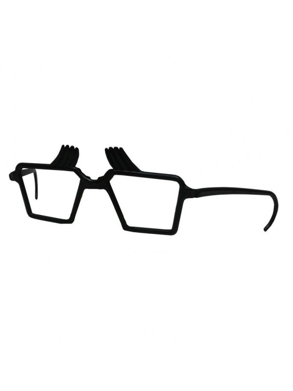 Gafas de plastico con cejas