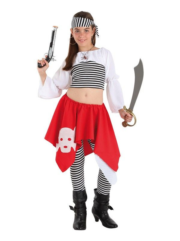 Disfraz pirata niña