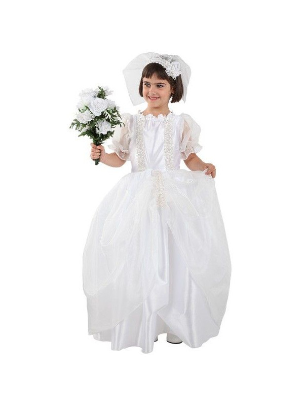 Disfraz de novia infantil