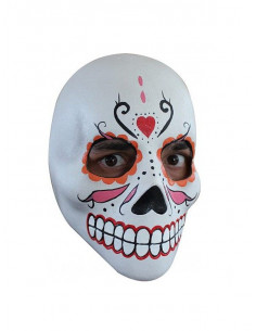 Ensemble de gants squelette pour Halloween, masque de purge à LED