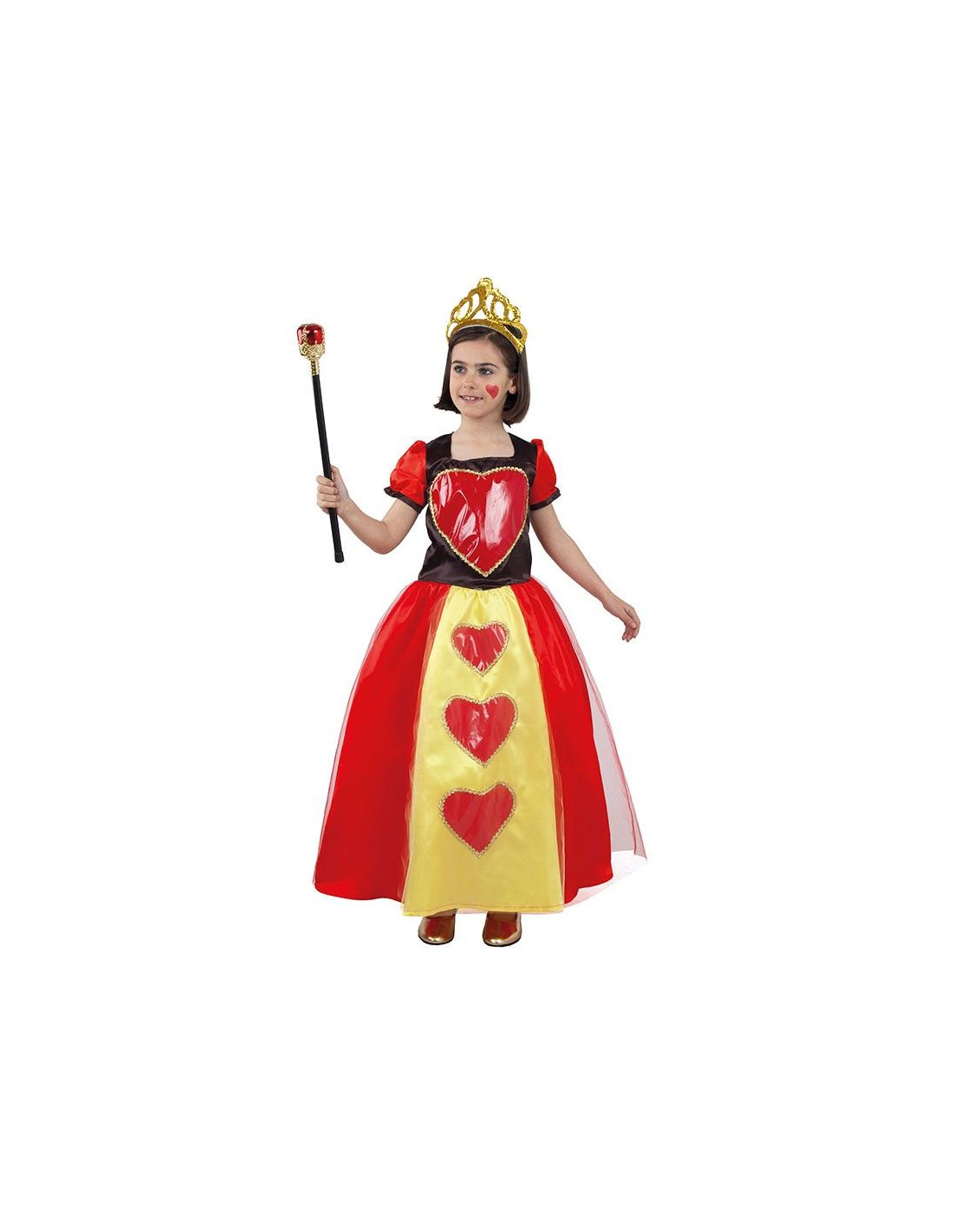 Funidelia, Costume Classique Reine de Cœur Pour filles Reine de Cœur,  Films et
