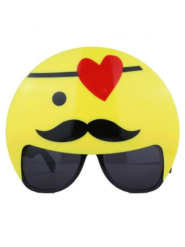 Gafas de emoticono bigote