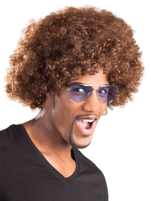 Peluca super afro hombre