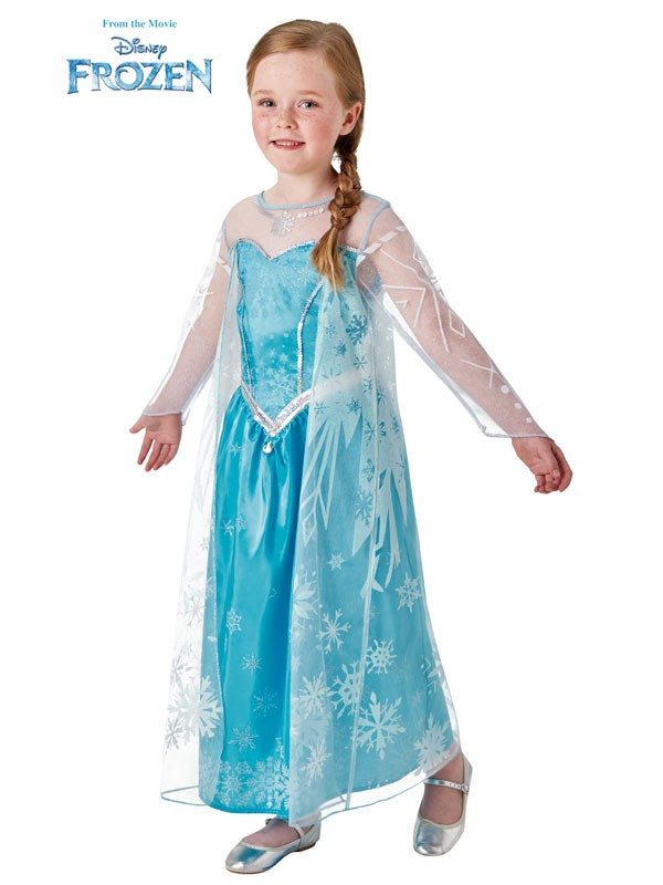 Disfraz de Elsa Frozen Deluxe niña