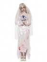 Disfraz zombie novia mujer