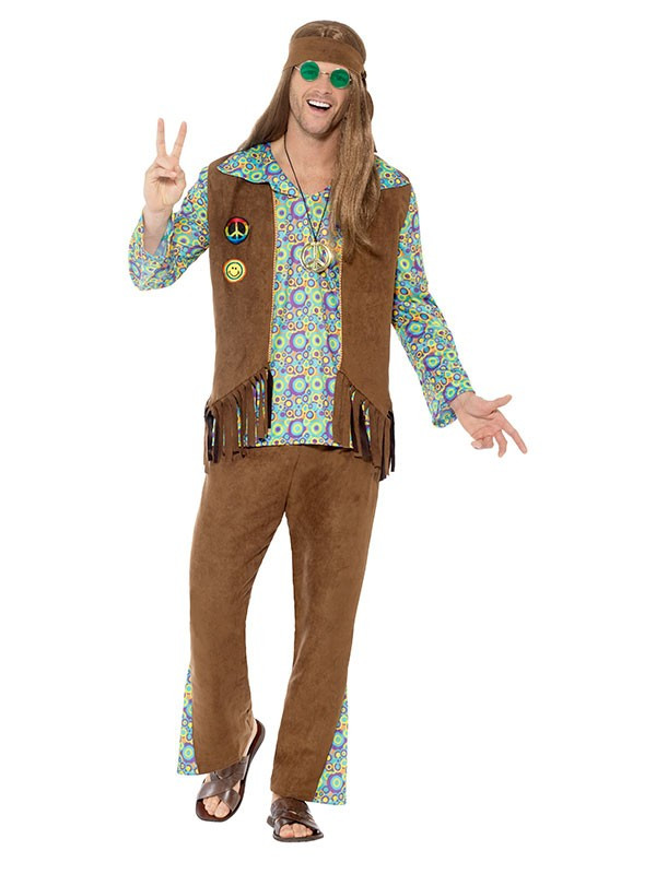 Disfraz hippie años 60 para hombre