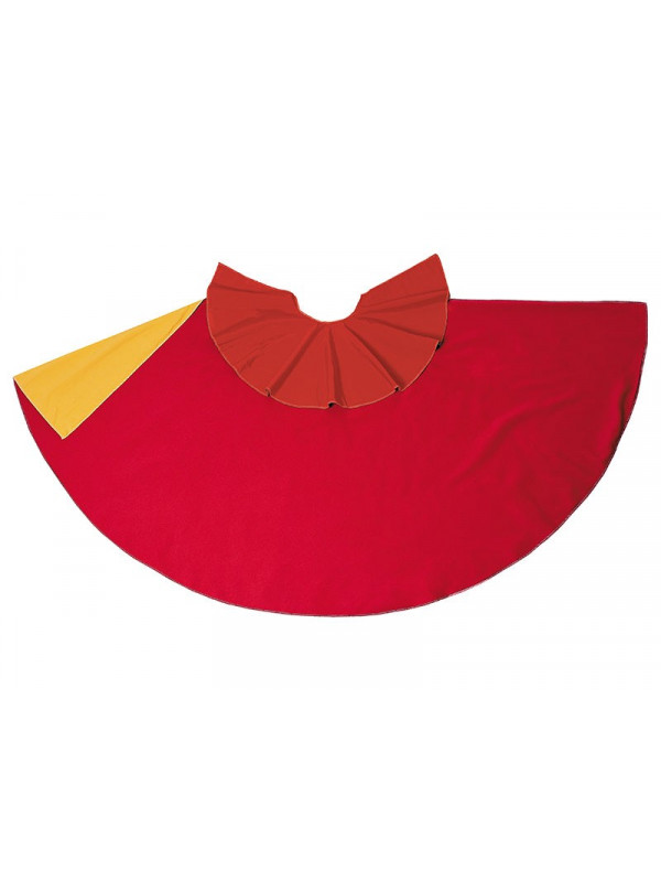 Capote de torero rojo-amarillo infantil