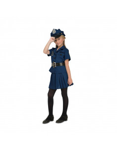 Deguisement Policier Enfant Costume de Police Ensemble pour Enfant Fille  Garçon avec Accessoires Walkie Talkie, Policier Meno