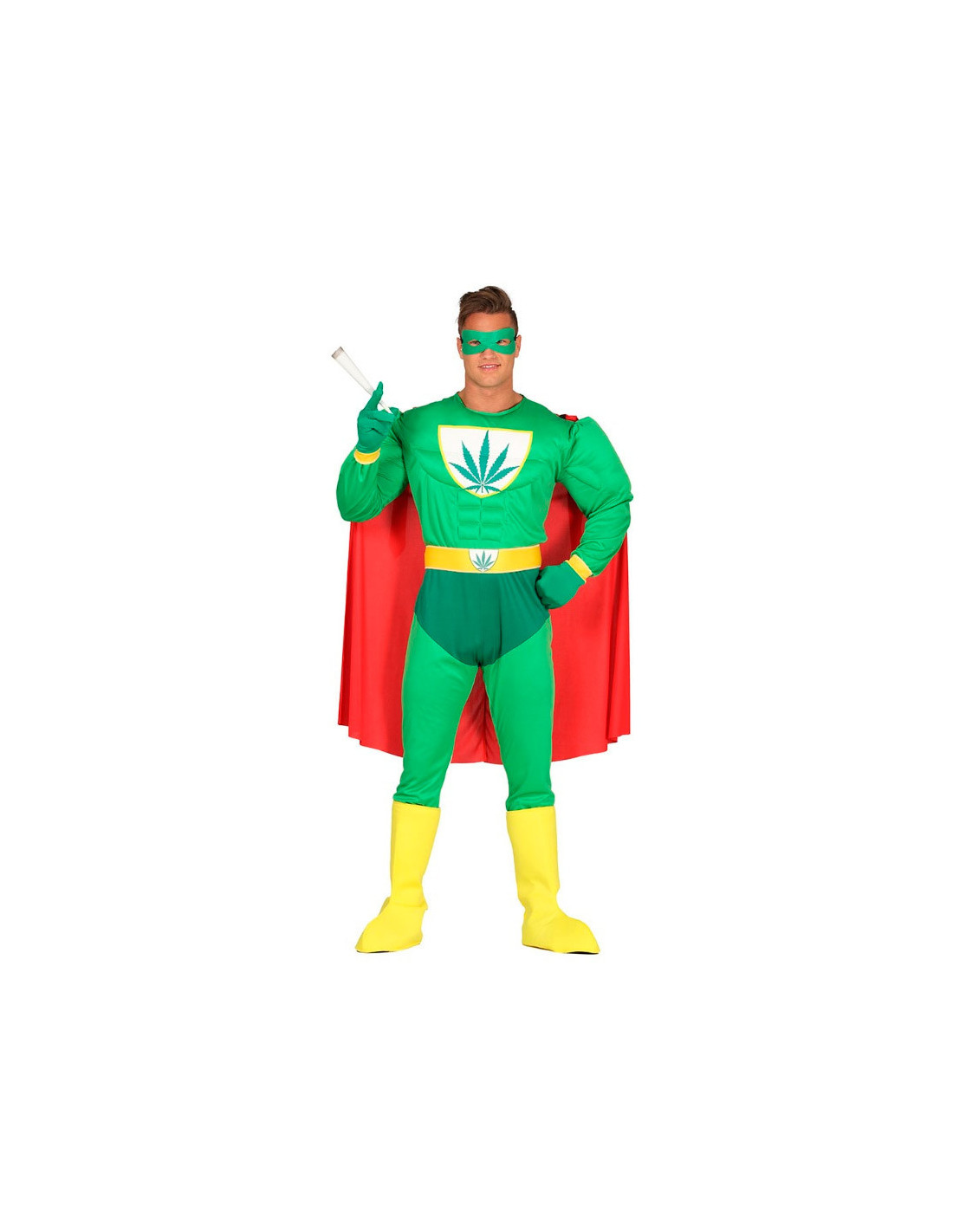 Costume Adulte Super Héros Vert, Deguisement pas cher - Badaboum