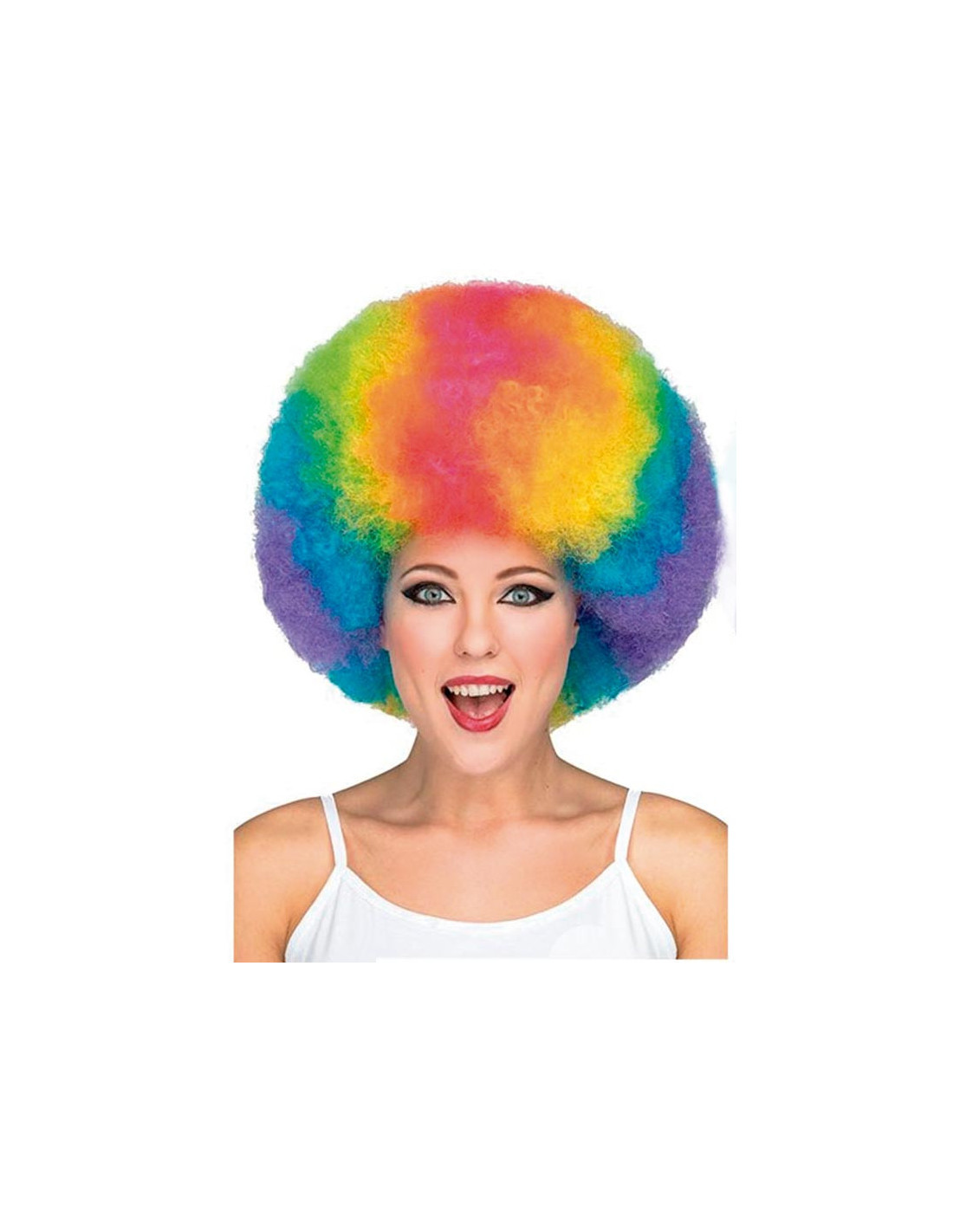 Perruque disco multicolore - Perruques - Déguisements et accessoires