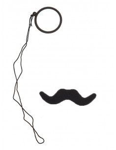 Fausses moustaches pour déguisements - Magasin Bacanal