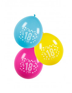 10 Ballons de baudruche Fluorescents - anniversaire et soirées