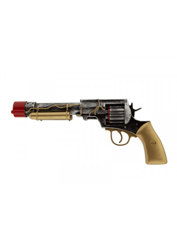 Pistolet revolver Steampunk