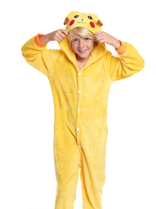Pyjama Pikachu Adulte Animaux Combinaison Déguisement