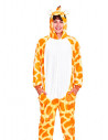 Déguisement pyjama girafe pour adulte