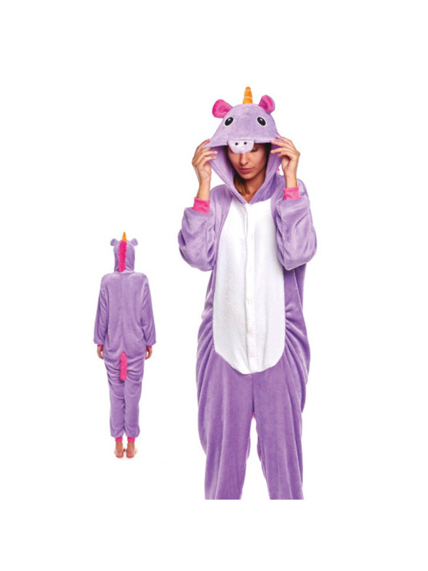 Déguisement pyjama licorne violet adulte - Déguisements Bacanal