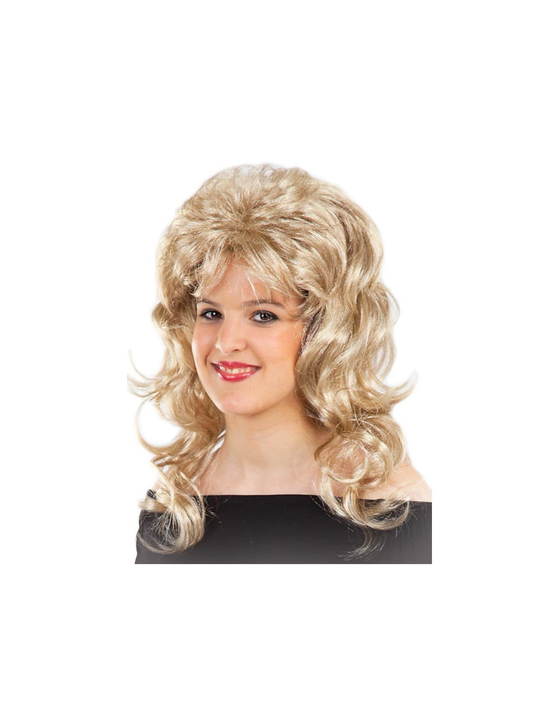 Perruque années 80 blonde femme : Deguise-toi, achat de Accessoires