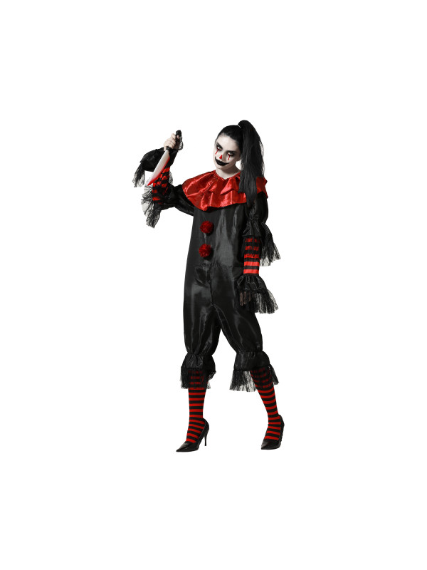 Costume de clown noir pour femmes