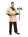 Costume de bûcheron médiéval pour adultes