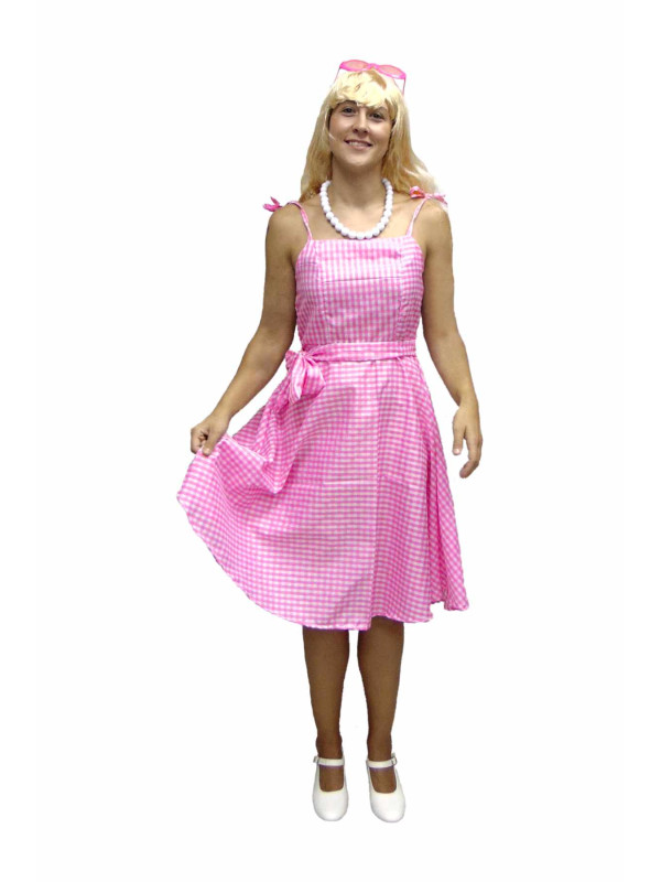Costume Barbie Vichy pour femmes