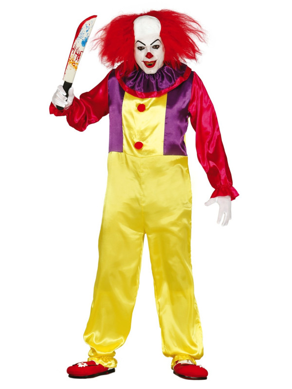Costume adulte de clown maléfique