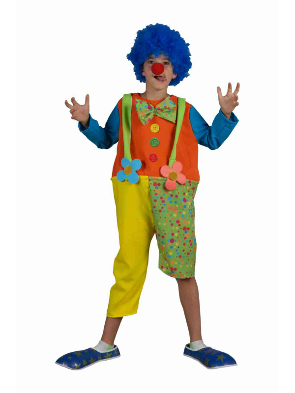 Costume de clown joyeux pour enfants