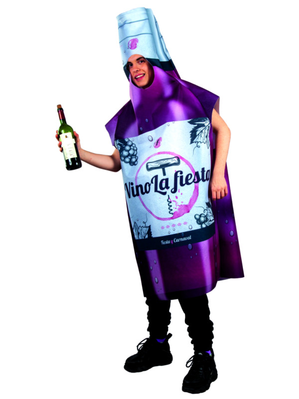 Costume de bouteille de vin La Fiesta