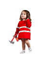 Costume de bébé pompier