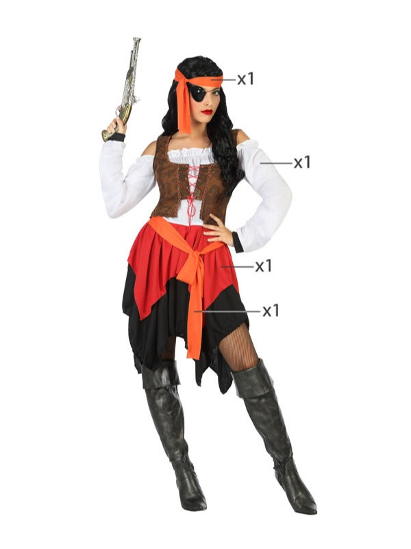 Costume de pirate pour femme
