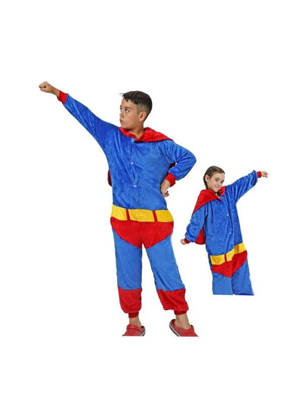 Pyjama pour enfants Kigurumi Super Man