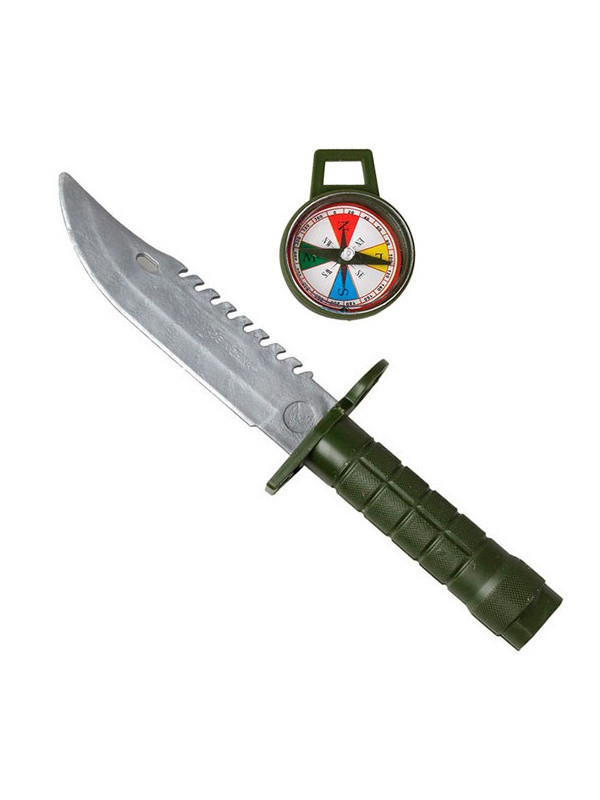 Couteau militaire avec boussole