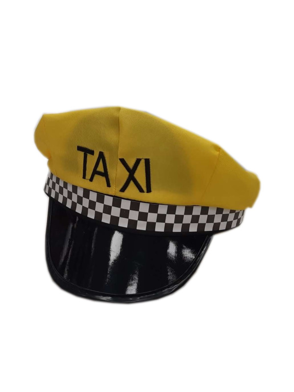 Chapeau de chauffeur de taxi pour adultes