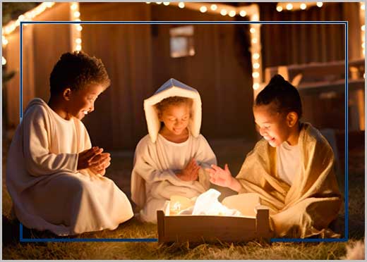 D&eacute;guisements Cr&egrave;che de No&euml;l